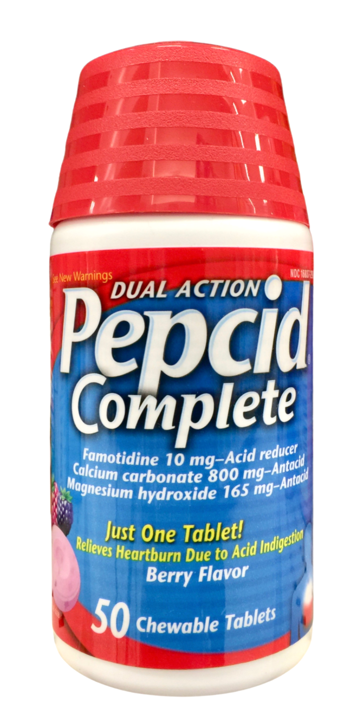 펩시드 듀얼액션 컴플릿 제산제 츄어블 50정