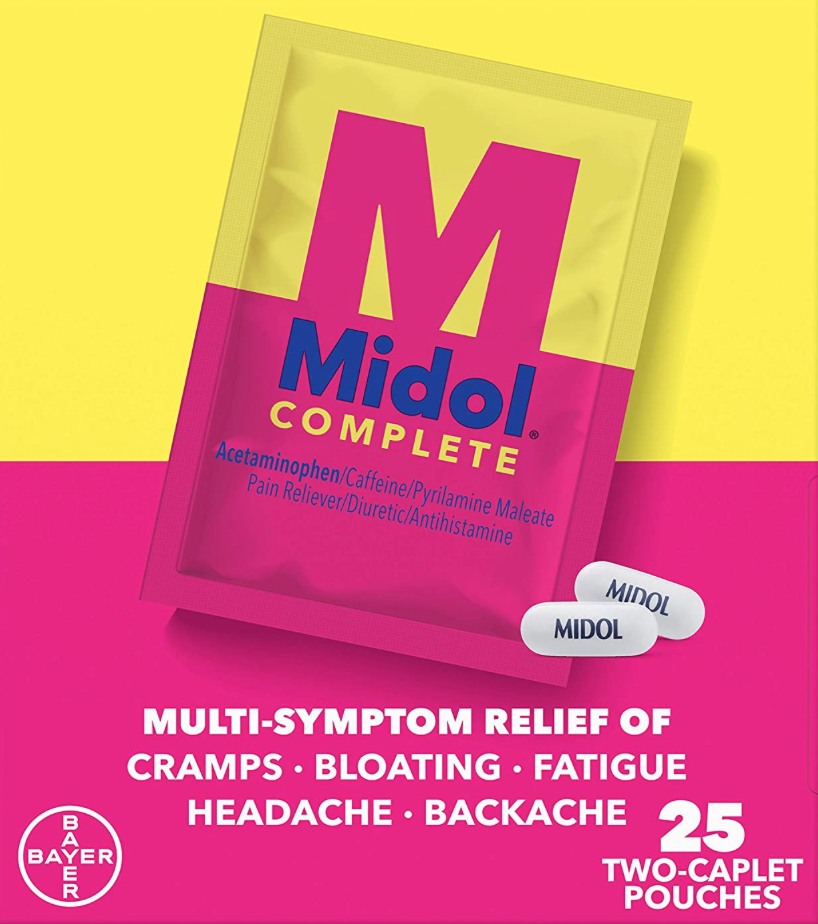 바이엘 미돌 컴플릿 월경 증상 완화 2정 25팩 (50정)