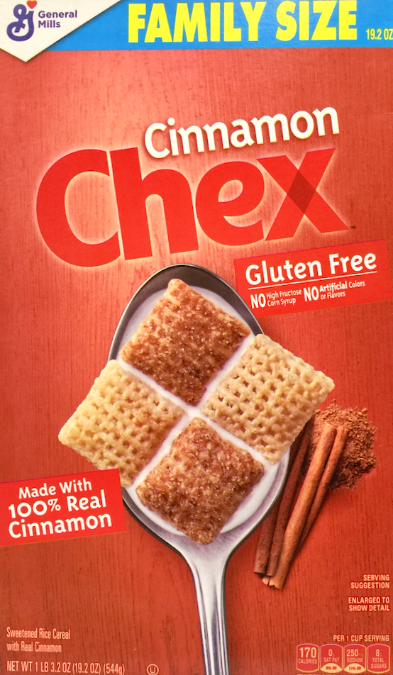 제너럴밀즈 General Mills 첵스 글루텐-프리 시나몬 시리얼 544g