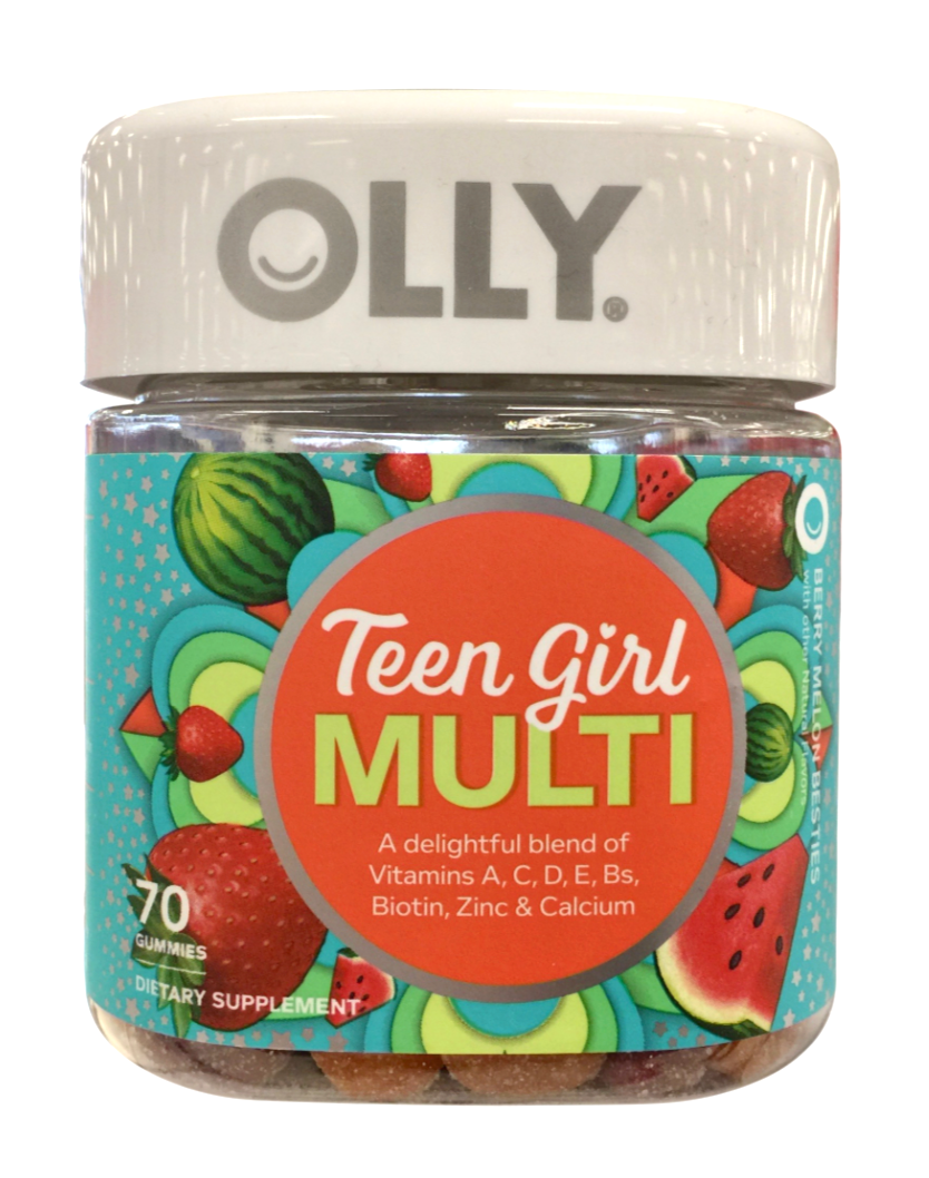 12+ 올리 OLLY 틴걸 멀티 거미 70정