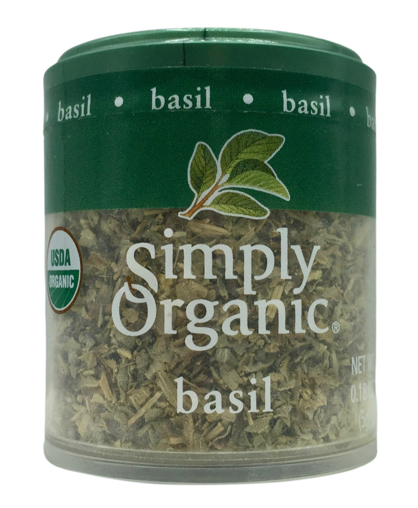 심플리오가닉 Simply Organic 유기농 바질 미니 쉐이커 5g 6개