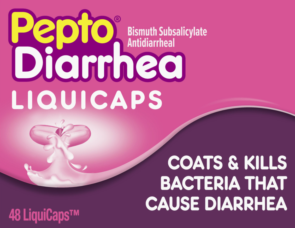 12+ P&G 펩토 다이어리아 지사제 리퀴캡 48정