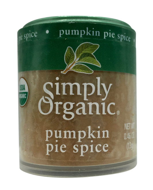 심플리오가닉 Simply Organic 유기농 펌킨 파이 스파이스 미니 쉐이커 13g 6개