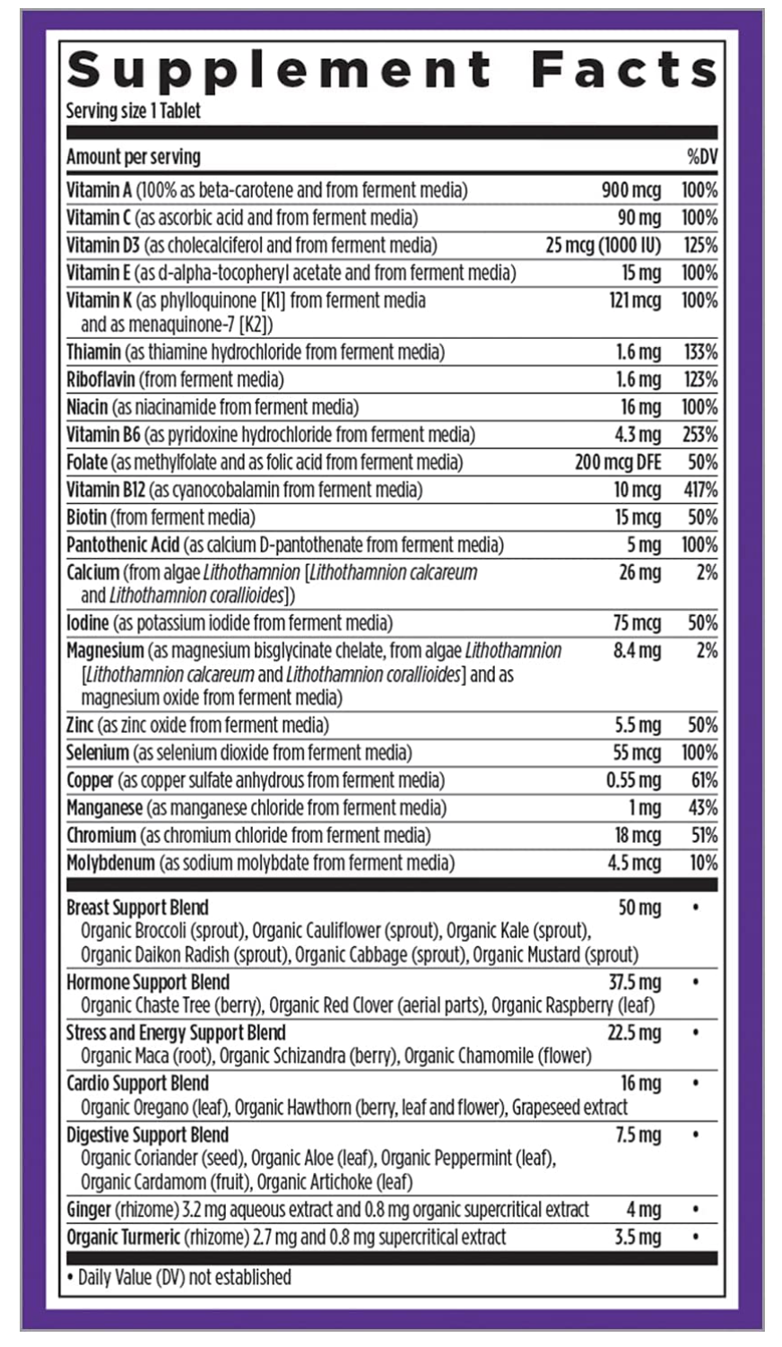 뉴챕터 NewChapter 우먼즈 원데일리 40+ *발효* 종합비타민 96정