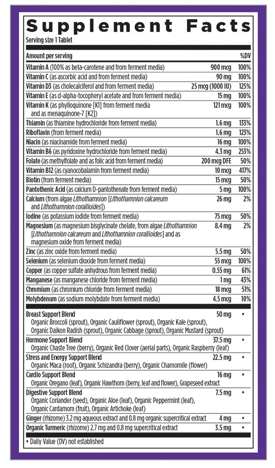뉴챕터 NewChapter 우먼즈 원데일리 40+ *발효* 종합비타민 72정