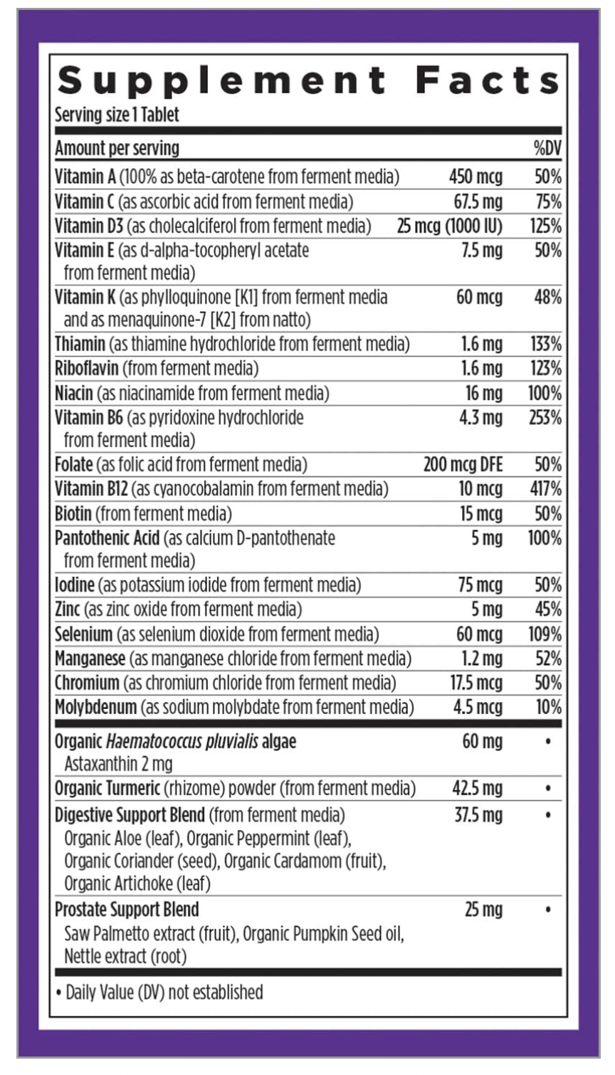 뉴챕터 NewChapter 맨즈 원데일리 55+ *발효* 종합비타민 72정