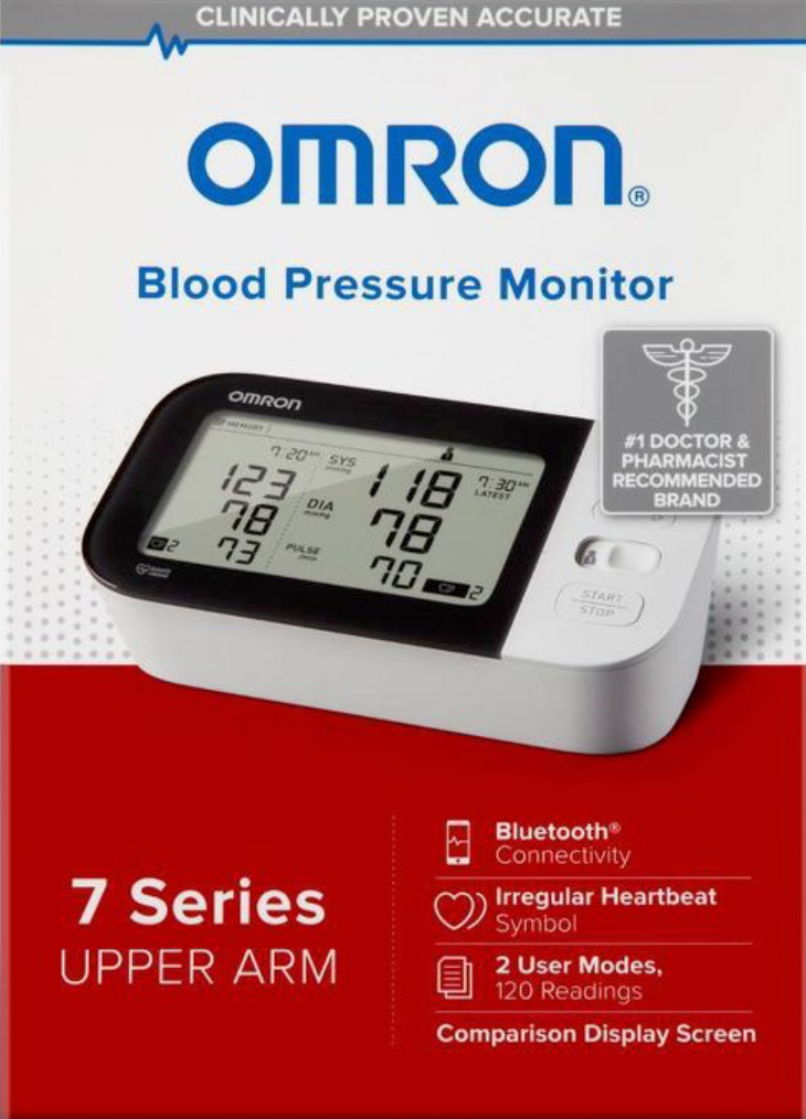 오므론 Omron 7시리즈 와이어리스 어퍼암 혈압계 BP7350 *FDA 승인*
