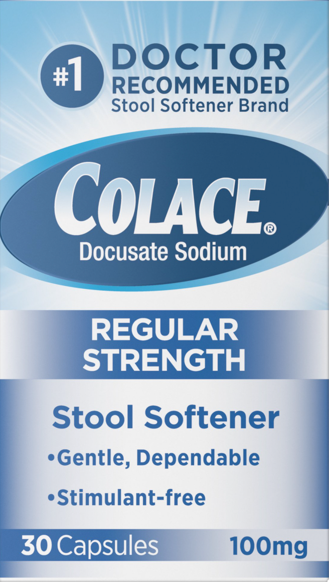 2+ 콜라스 스툴소프너 (대변연화제) 도큐세이트나트륨 100mg 30정