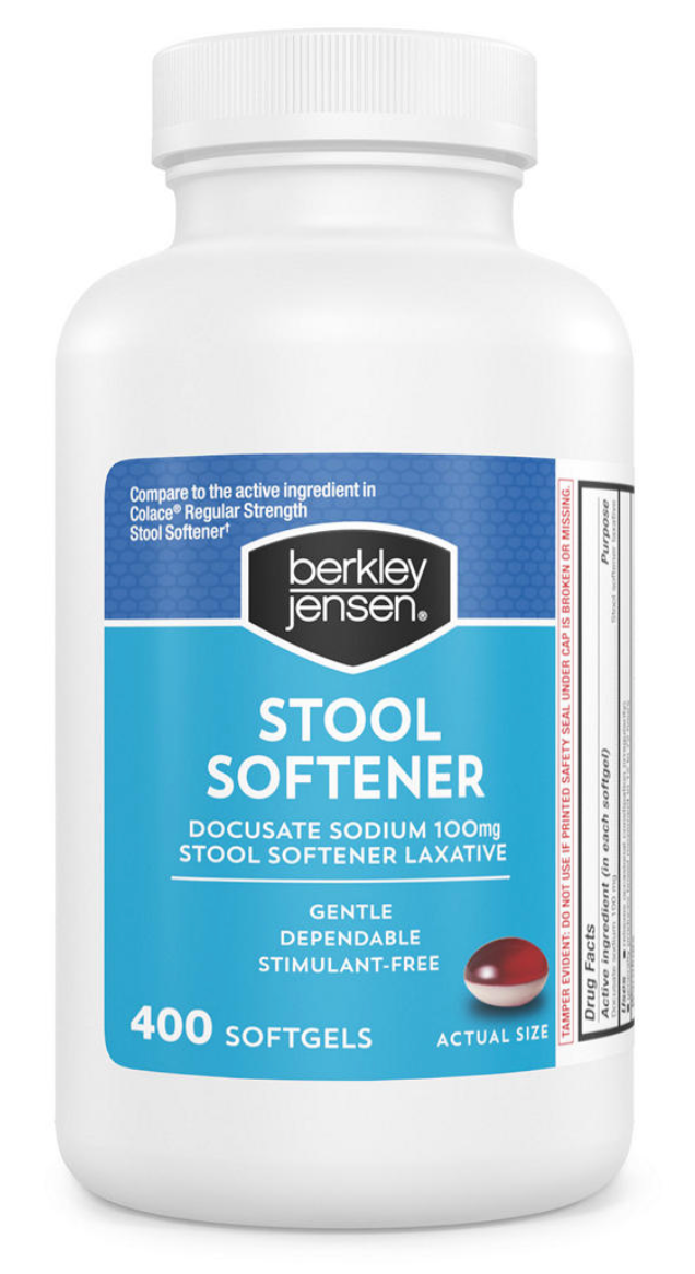 버클리젠슨 Berkley Jensen 도큐세이트나트륨 100mg 스툴소프너 (대변 연화제) 400정