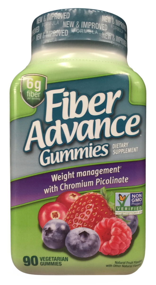 화이버어드밴스 Fiber Advance Non-GMO 섬유소 + 크로뮴 체중관리 거미 90정