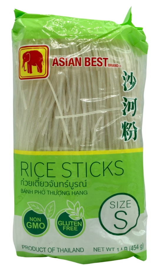아시안베스트 Asian Best Non-GMO 쌀국수 소면 454g 3팩 (1.36kg)