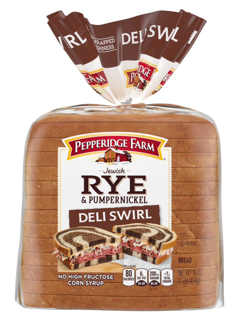 페퍼리지팜 Pepperidge Farm 쥬이시 델리 스월 호밀 식빵 454g