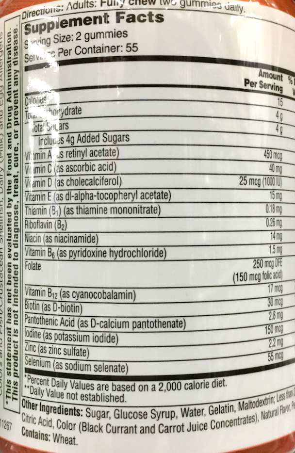 50+ 바이엘 원어데이 우먼즈 어드밴스드 멀티 with 면역/두뇌기능 서포트 거미 110정