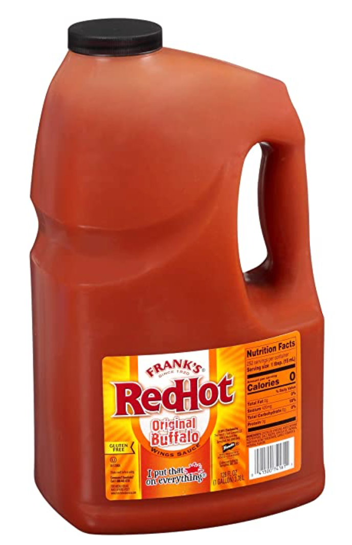 레드핫 Redhot 슈가/글루텐-프리 0칼로리 버펄로윙 소스 3.78L 🌶