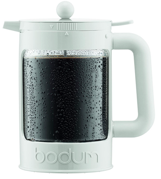 보덤 Bodum BPA-프리 빈 (BEAN) 콜드브루 커피/차 추출기 White 1.5L