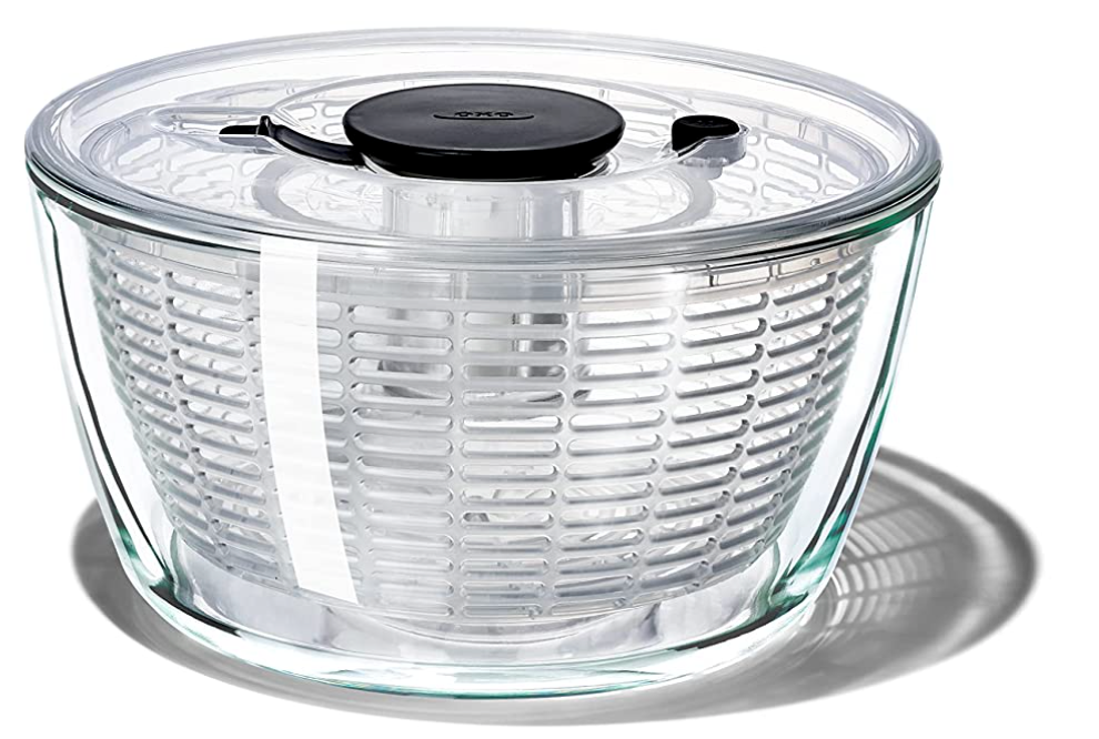 옥소 OXO BPA-프리 유리 샐러드 스피너 (야채 탈수기) 6.22Qt