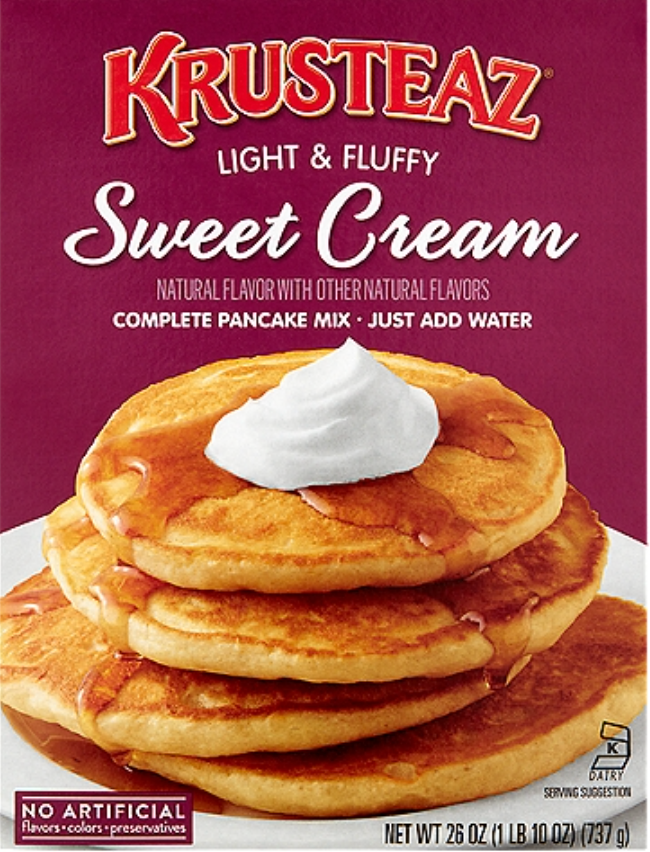 크러스티즈 Krusteaz 스위트 크림 팬케이크 믹스 737g