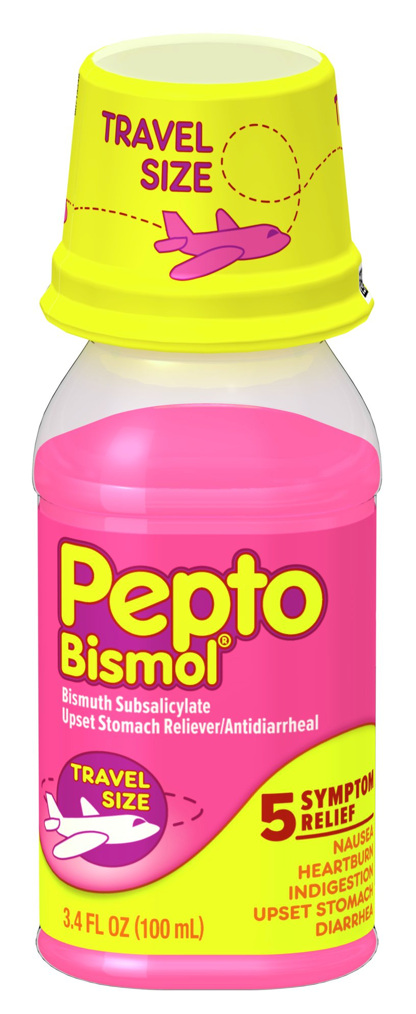 12+ P&G 펩토 비스몰 구토•속쓰림•소화불량•복통•설사 시럽 여행용 100ml