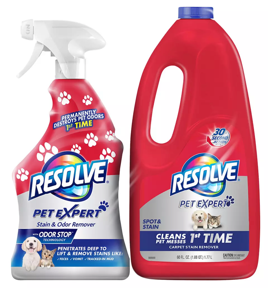 리졸브 Resolve 펫엑스퍼트 알루미늄-프리 클리너 650ml + 리필 1.77L (2.42L)