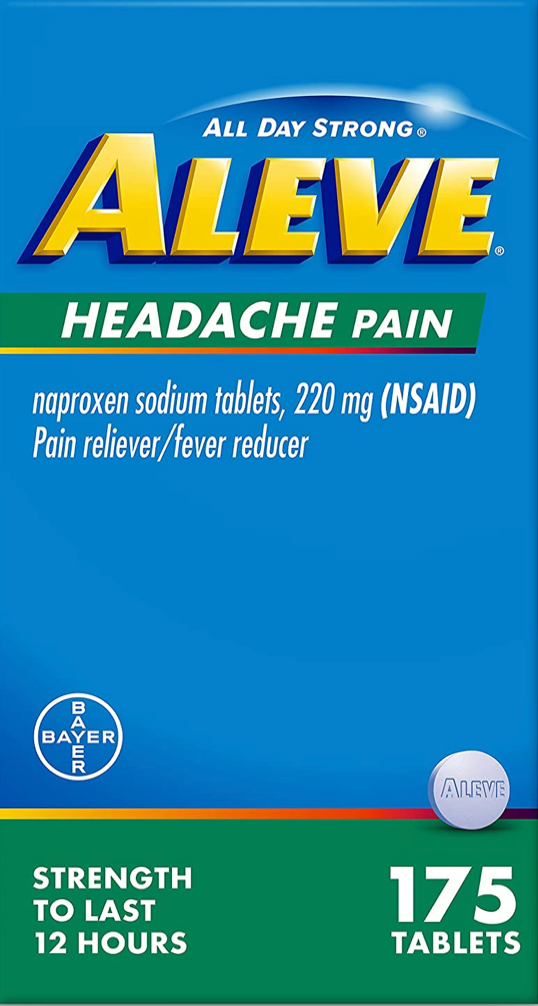 바이엘 알레브 나프록센나트륨 220mg 두통 175정