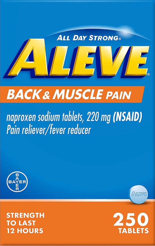 바이엘 Bayer 알레브 나프록센나트륨 220mg 요통 & 근육통 250정
