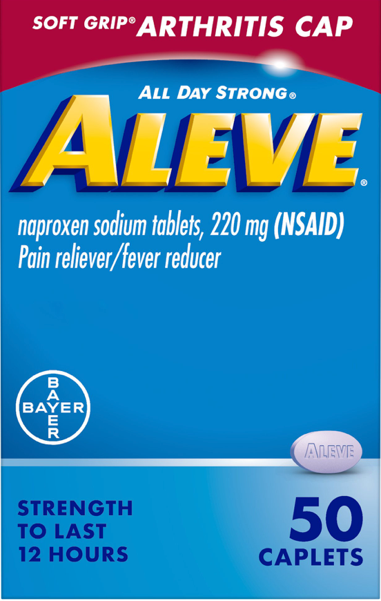 바이엘 알레브 나프록센나트륨 220mg 이지오픈캡 50정