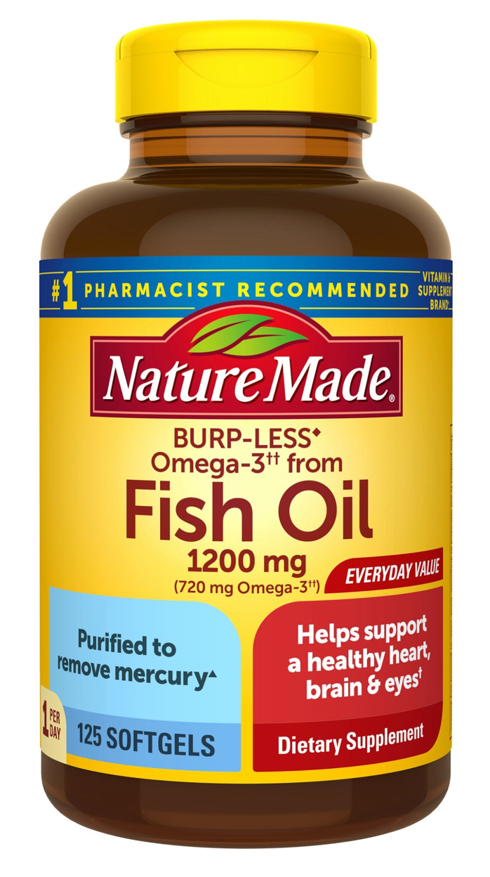 네이처메이드 버프리스 피시오일 1200mg 125정