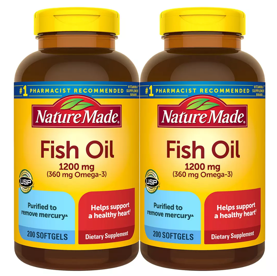 네이처메이드 피시오일 1200mg 200정 2ct (400정)