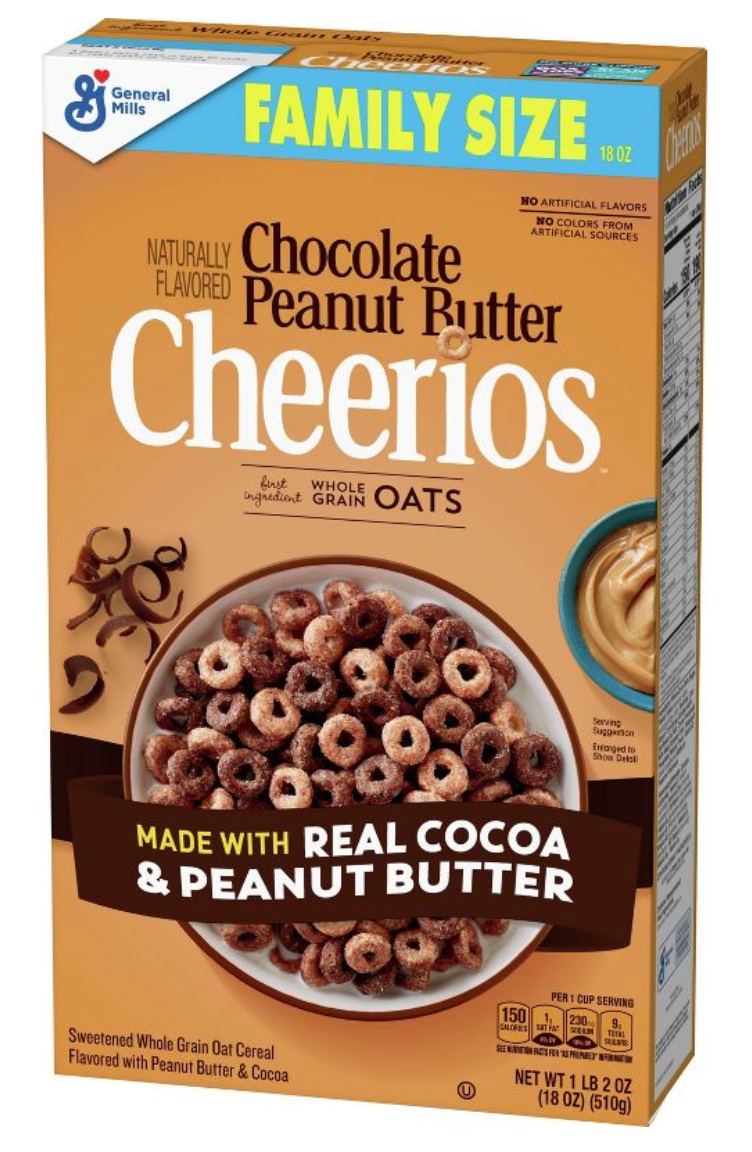 제너럴밀즈 General Mills 치리오스 초콜렛 땅콩버터 시리얼 510g