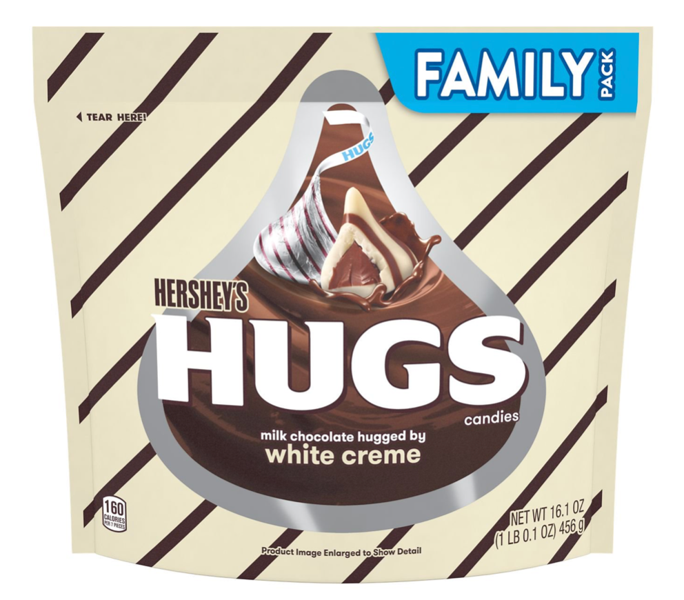 허쉬 키세스 허그 글루텐-프리 화이트크림 밀크초콜렛 456g