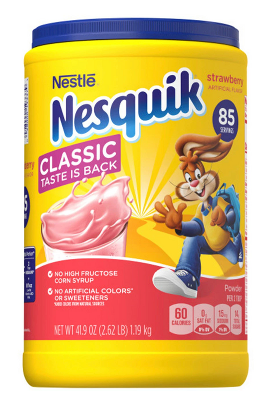 네슬레 Nestle 네스퀵 딸기 우유 믹스 1.19kg