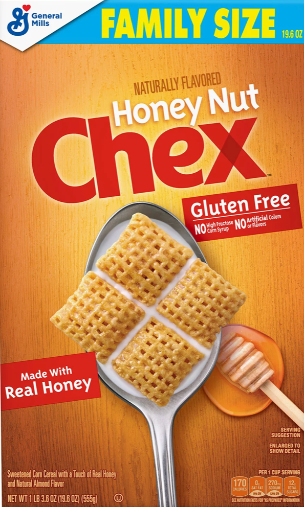 제너럴밀즈 General Mills 첵스 글루텐-프리 허니너트 시리얼 555g