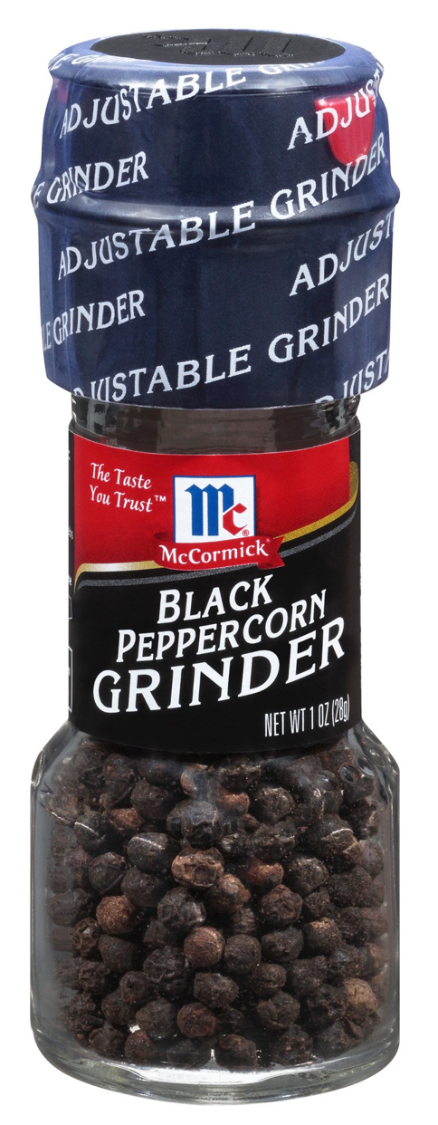 맥코믹 McCormick Non-GMO 블랙 페퍼콘 그라인더 (통후추 + 분쇄기) 28g