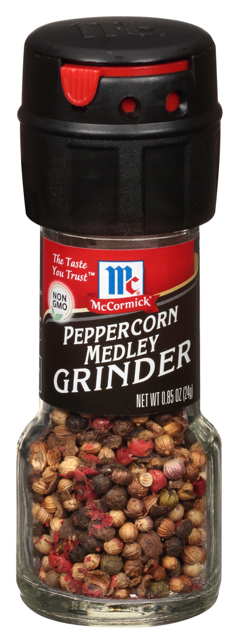 맥코믹 McCormick Non-GMO 메들리 페퍼콘 그라인더 (통후추 + 분쇄기) 24g
