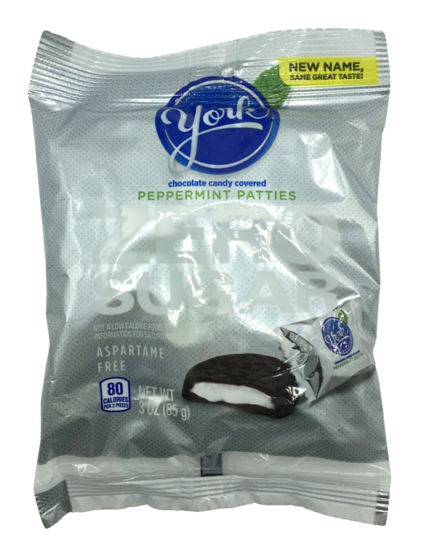 허쉬 요크 제로슈가 글루텐-프리 다크초콜렛 페퍼민트 패티 85g