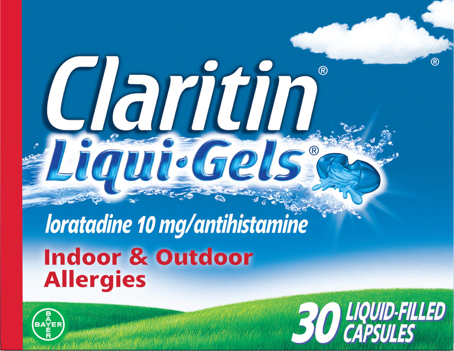 6+ 바이엘 클라리틴 로라타딘 10mg 24시간 알러지 릴리프 리퀴젤 30정