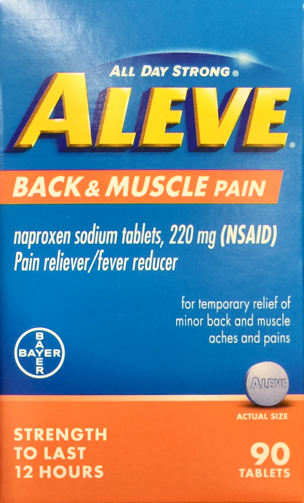 바이엘 알레브 나프록센나트륨 220mg 요통 & 근육통 90정