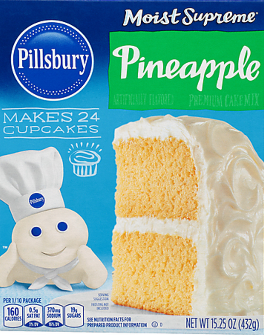 필즈베리 Pillsbury 파인애플 케이크 & 컵케이크 믹스 432g