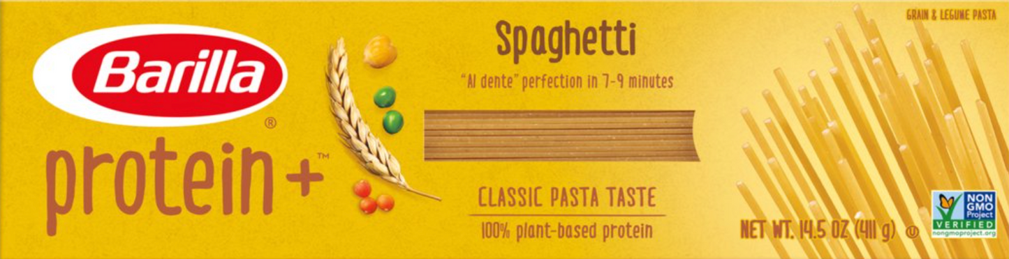 바릴라 Barilla Non-GMO 단백질 스파게티 411g 2개 (822g)