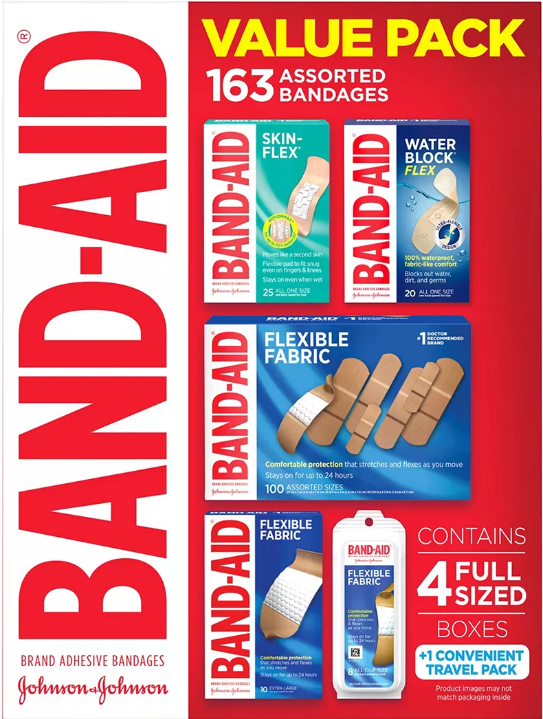 밴드에이드 Bandaid 버라이어티 팩 163매