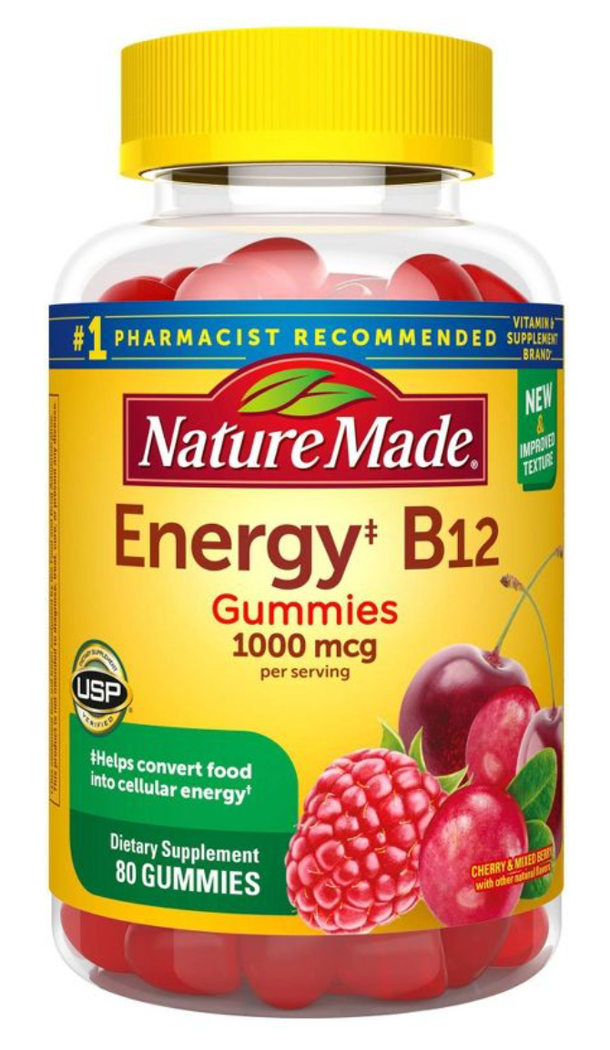 네이처메이드 비타민 B12 500mcg 거미 80정