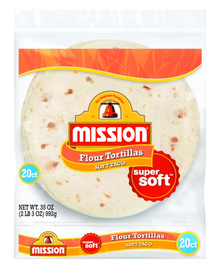 미션 Mission 소프트 타코 밀가루 토틸라 20ct (992g)