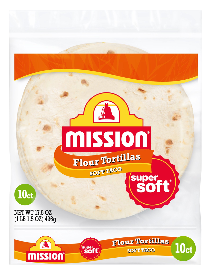 미션 Mission 소프트 타코 밀가루 토틸라 10ct (496g)