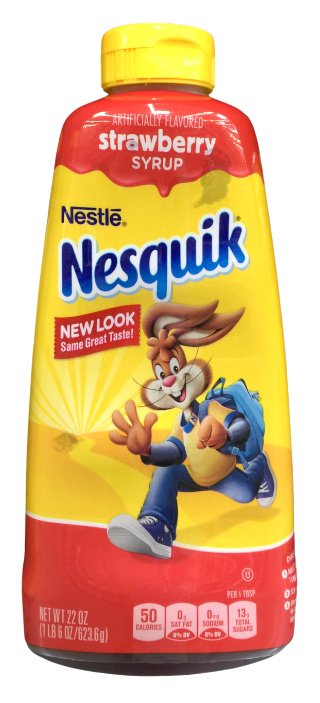 네슬레 Nestle 네스퀵 딸기 시럽 623g
