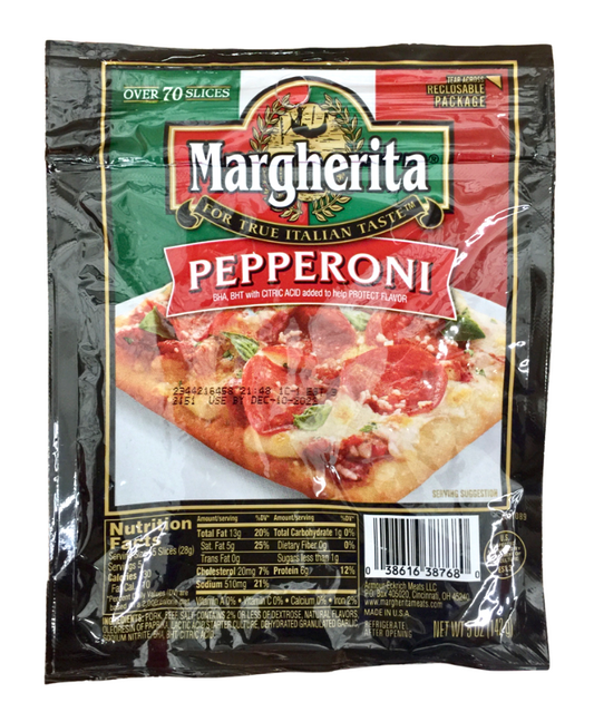 마게리타 Margherita 페퍼로니 슬라이스 142g 2개 (284g) #쇠고기/돼지고기