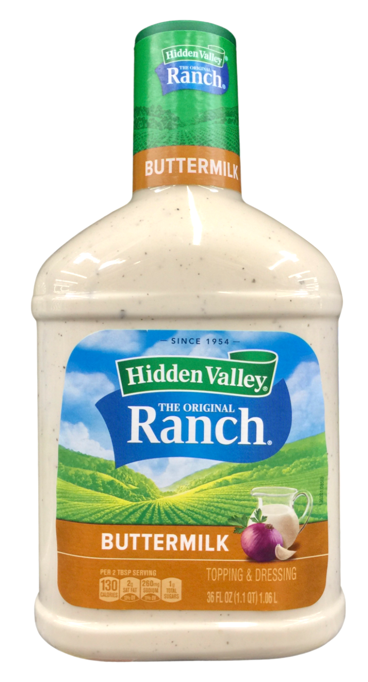 히든밸리 Hidden Valley 글루텐-프리 버터밀크 랜치 드레싱 1.06L