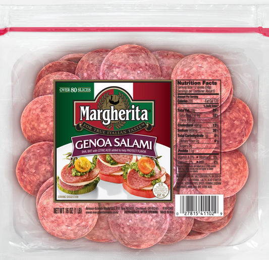 마게리타 Margherita 제노아 살라미 슬라이스 453g #쇠고기/돼지고기