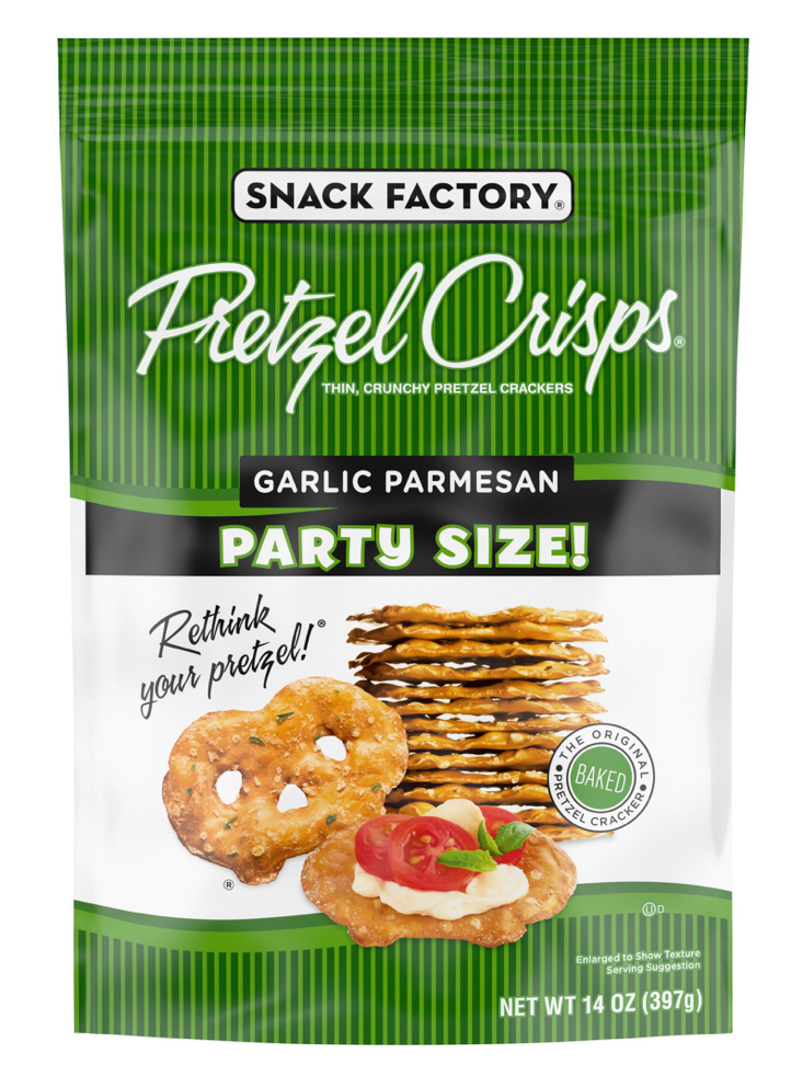 스낵팩토리 Snack Factory Non-GMO 갈릭 파마산 프레즐 크리스프 397g
