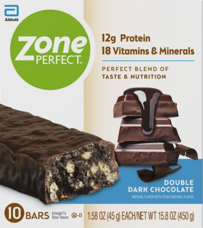 애보트 Abbott 존퍼펙트 더블 다크초콜렛 단백질바 10ct (500g)