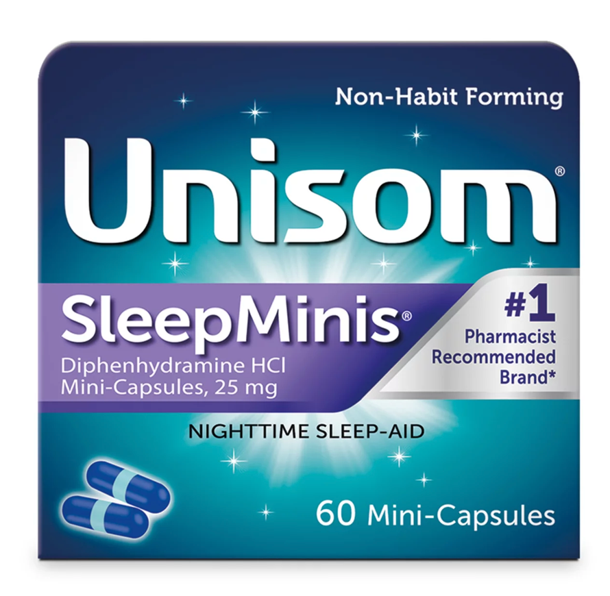 12+ 사노피 유니솜 디펜하이드라민 25mg 슬립미니스 수면유도 60정